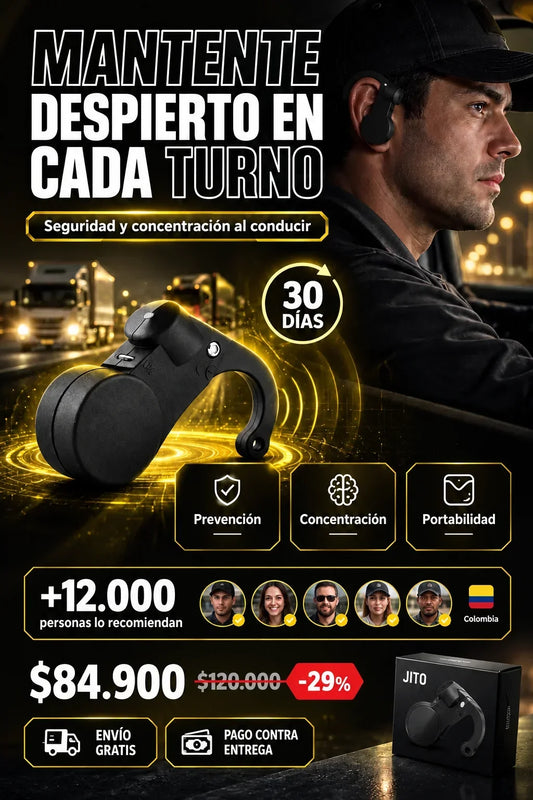 Alarma de conducción montada en el oído